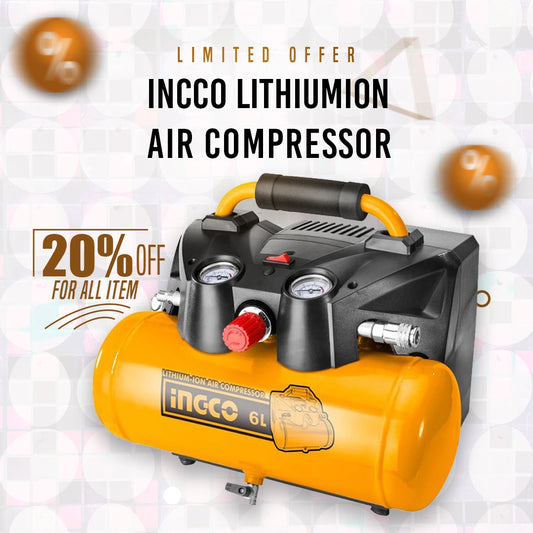 Ingco Lithium-Ion air compressor CACLI2003