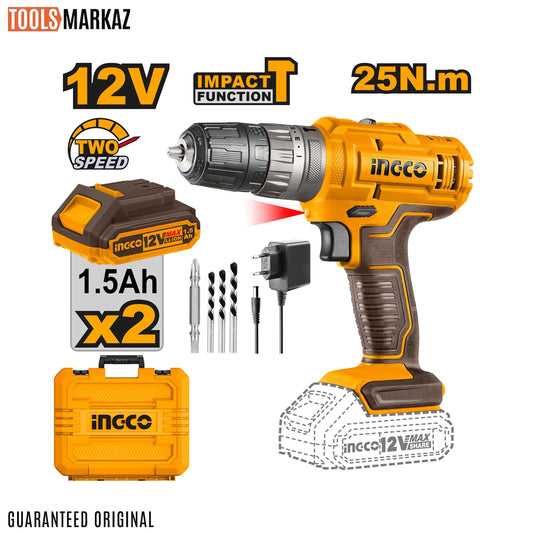 Ingco Lithium-Ion Impact Drill CIDLI1228