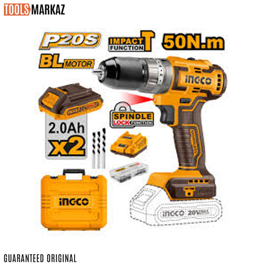 Ingco Brushless Cordless Impact Drill CIDLI20508