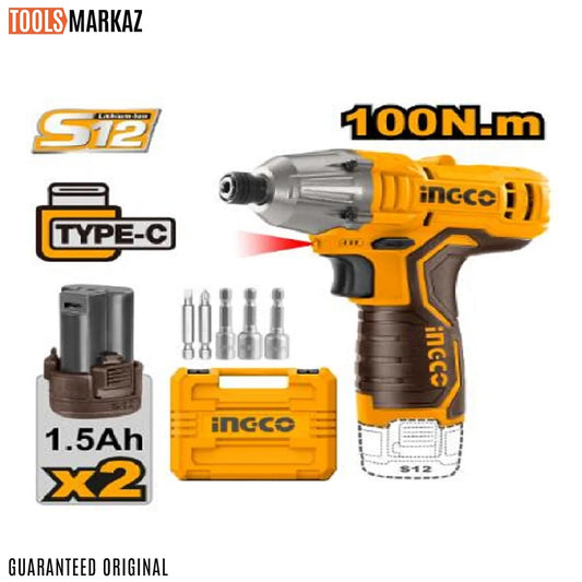 Ingco Cordless Impact Driver CIRLI12015