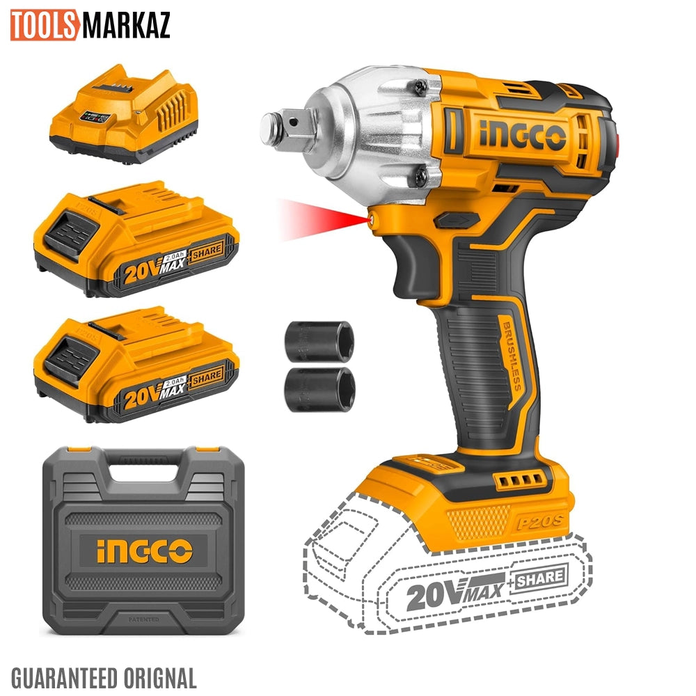 Ingco Lithium-ion Impact Wrench CIWLI2038