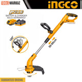 Ingco Lithium String Trimmer And Brush Cutter CSTLI20018