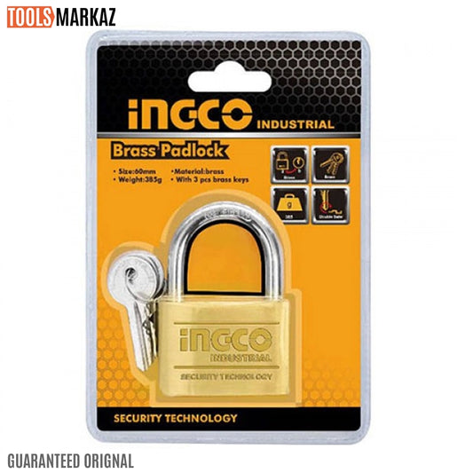 Ingco Heavy Duty Brass Padlock DBPL0202