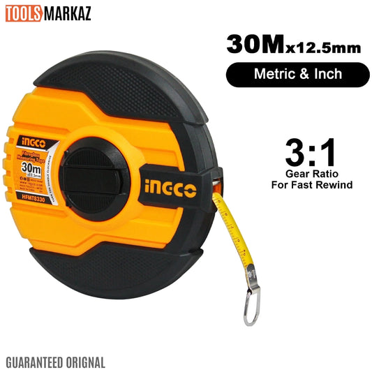 Ingco Fibreglass measuring tape HFMT8330