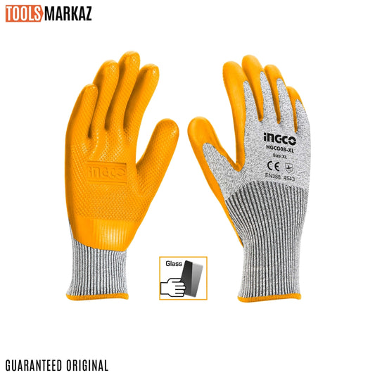 Ingco Cut-Resistant Gloves HGCG08-XL