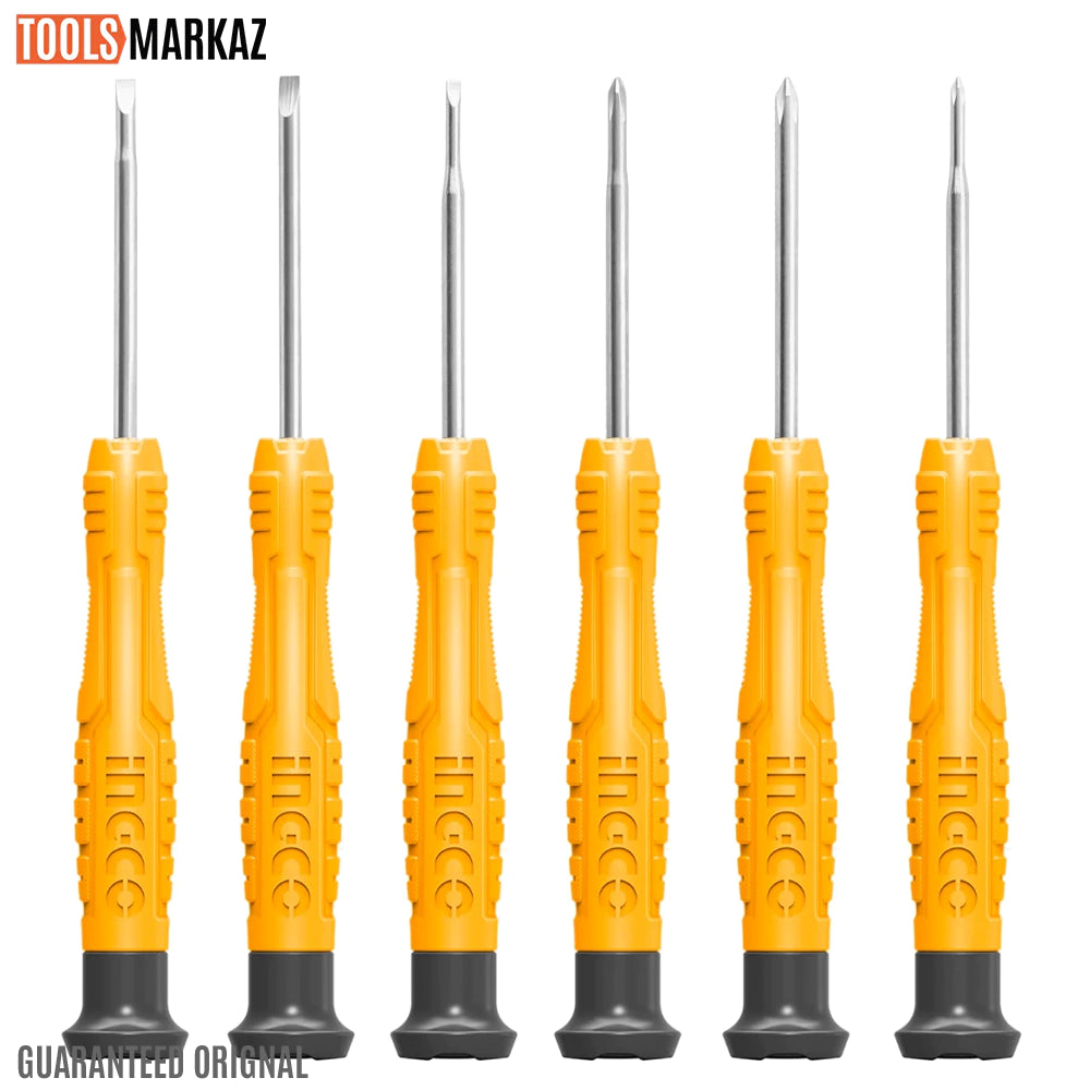 Ingco 6Pcs precision screwdriver set HKSD0618