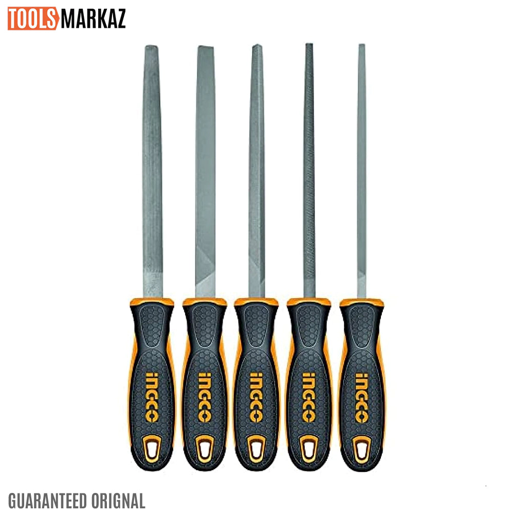 Ingco 5Pcs Steel File Set HKTFS0508