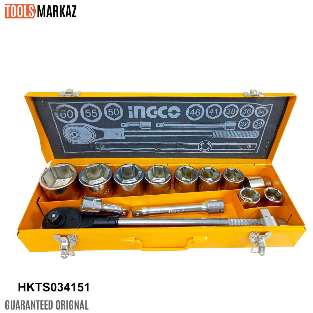 Ingco 15Pcs 3/4" Dr.Socket-Set HKTS034151