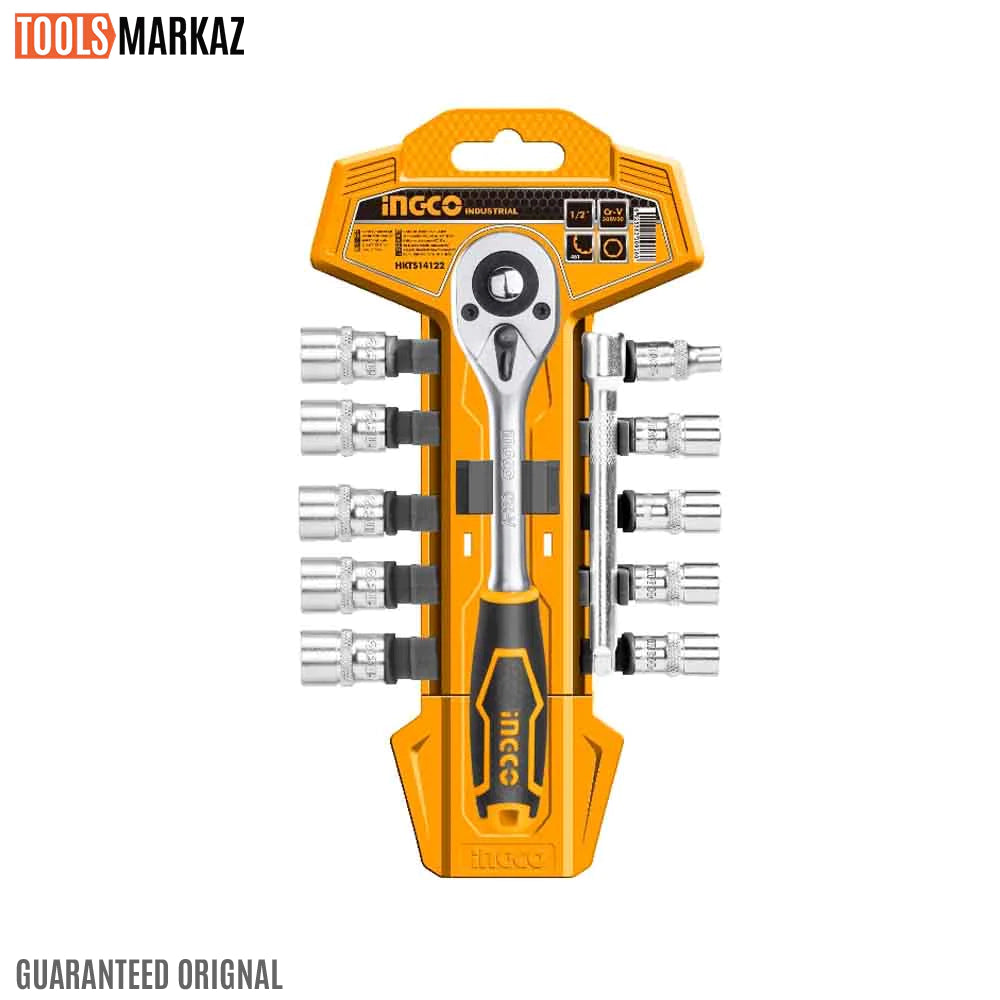 Ingco 12 Pcs 1/4" Socket Set HKTS14122