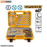 Ingco 82 Pcs 1/4"&1/2" Socket Set HKTS42802