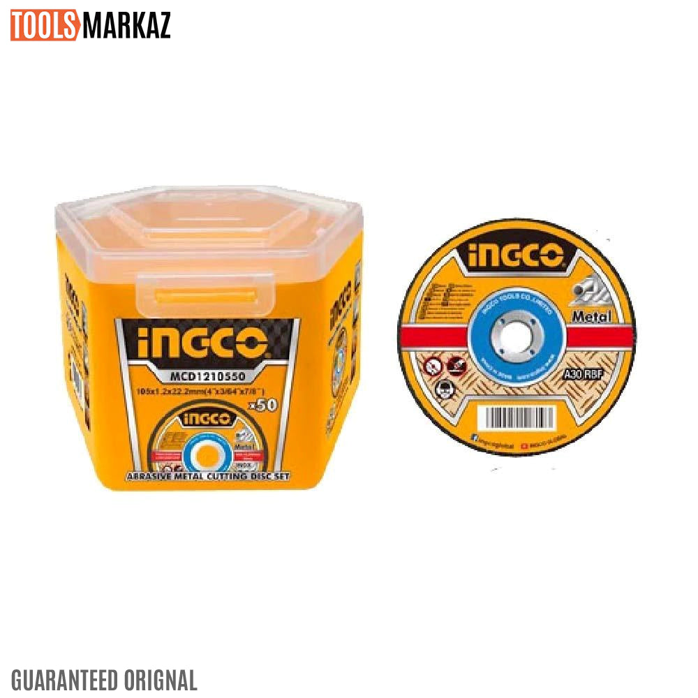 Ingco Abrasive Metal Cutting Disc Set MCD1210550