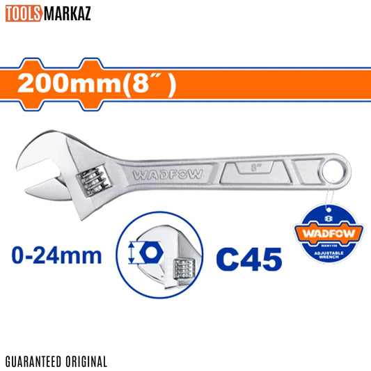 Wadfow Adjustable Wrench WAW1108