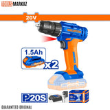 Wadfow Lithium-Ion Cordless Drill WCDP512