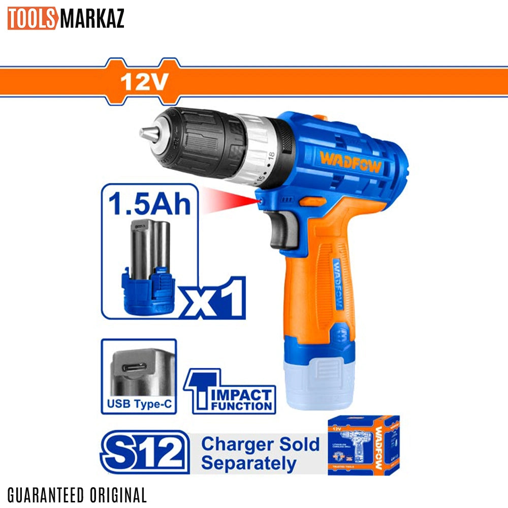 Wadfow Lithium-Ion Impact Drill WCDS540