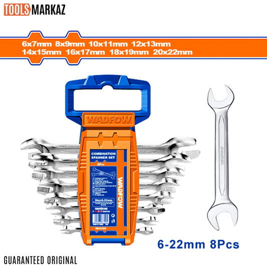 Wadfow Double Open End Spanner Set WDS2208
