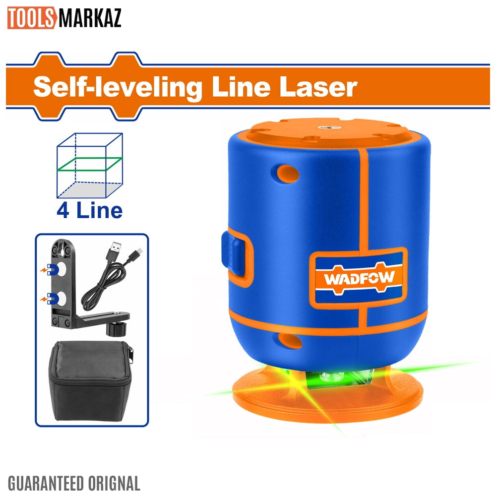 Wadfow Self-Leveling Line Laser(Green Laser Beams) WLE1M04