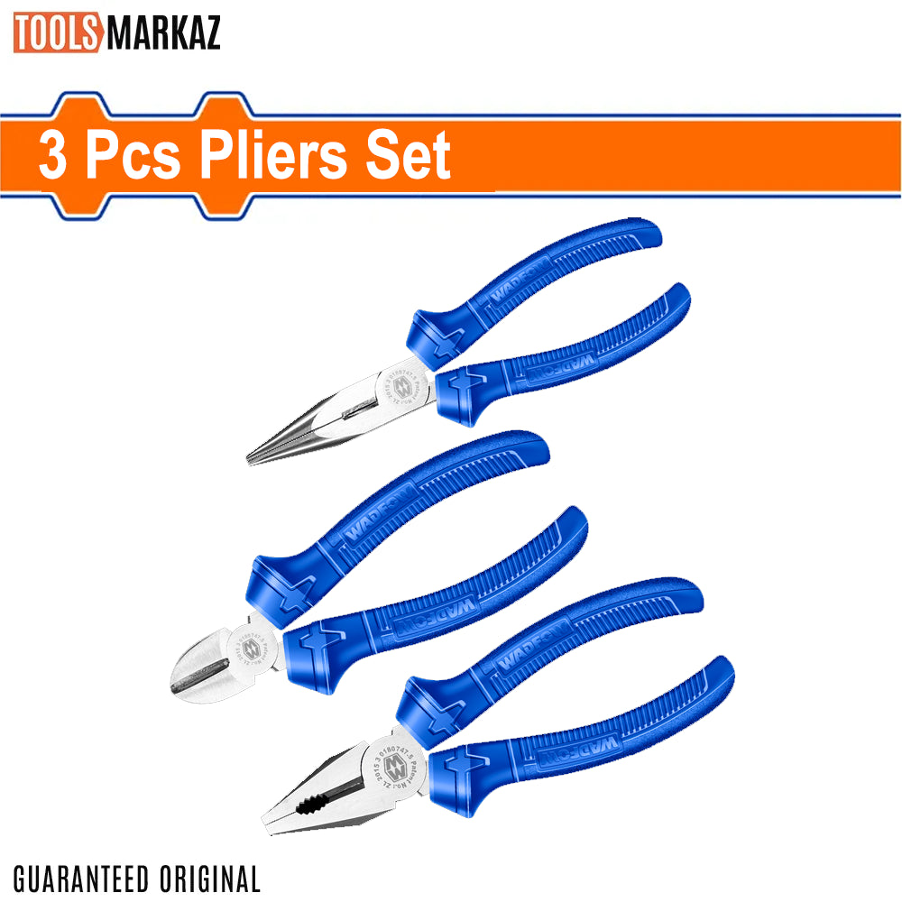 Wadfow 3 Pcs Pliers Set WPS0623