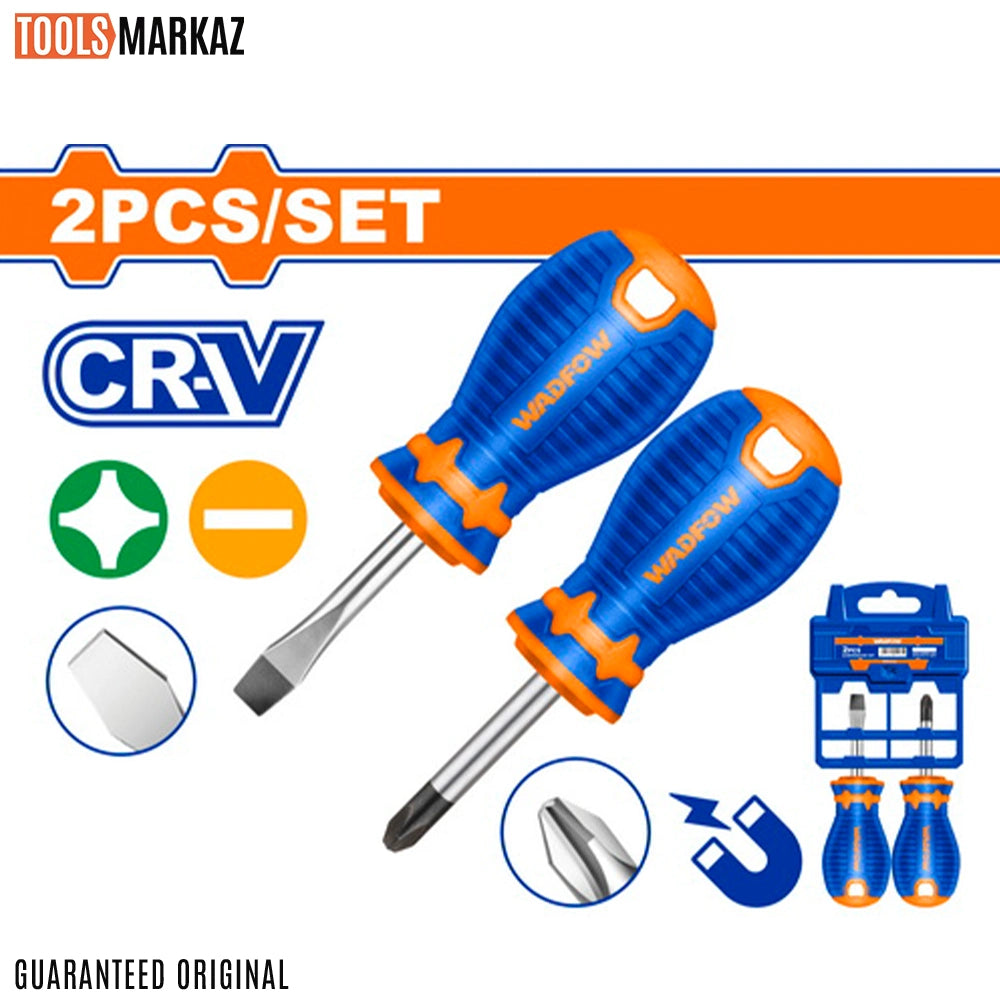 Wadfow 2 Pcs Screwdriver Set WSS1202