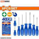 Wadfow 8 Pcs Screwdriver Set WSS2408