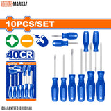 Wadfow 10 Pcs Screwdriver Set WSS2410