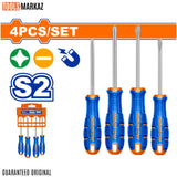 Wadfow 4 Pcs Screwdriver Set WSSA404