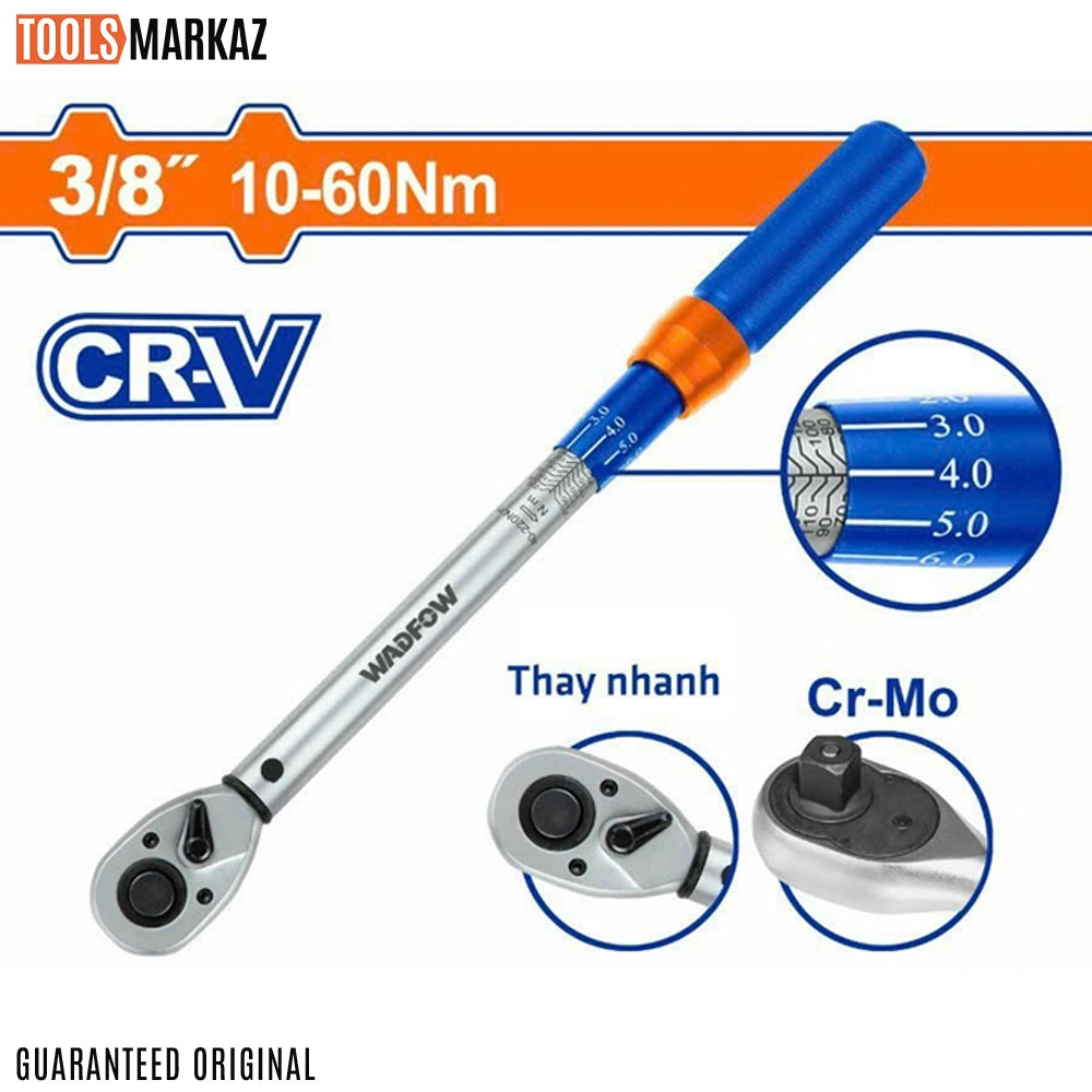 Wadfow Preset Torque Wrench WWQ1D38